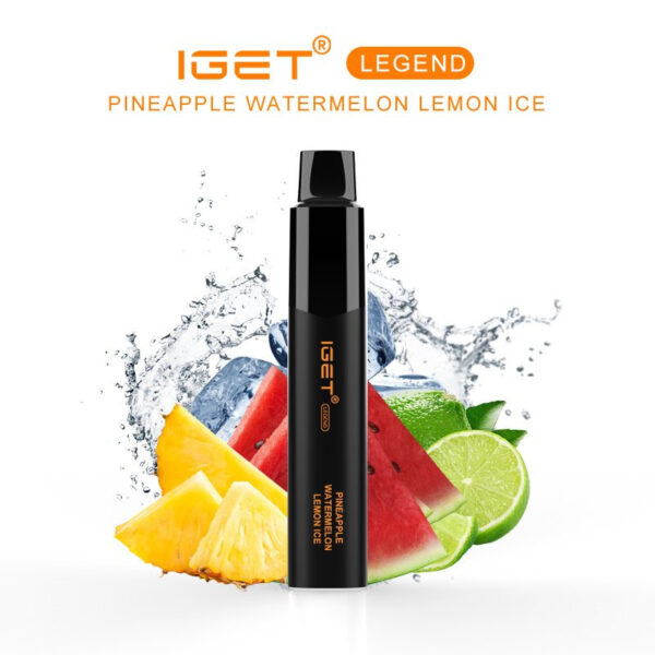 IGET LEGEND PINEAPPLE WATERMELON LEMON ICE  – 4000 PUFFS