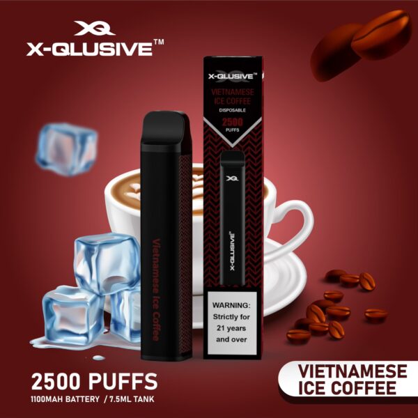 X-QLUSIVE VIETNAMESE ICED COFFEE – 2500 PUFFS