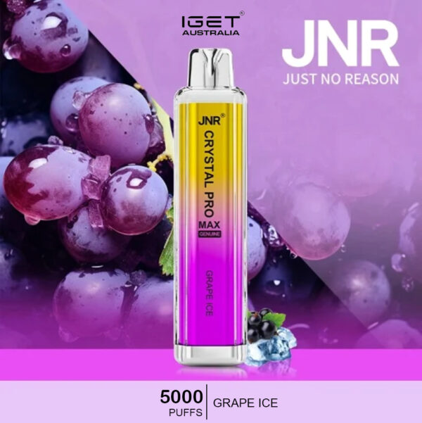 JNR CRYSTAL PRO MAX – GRAPE ICE – 5000 PUFFS