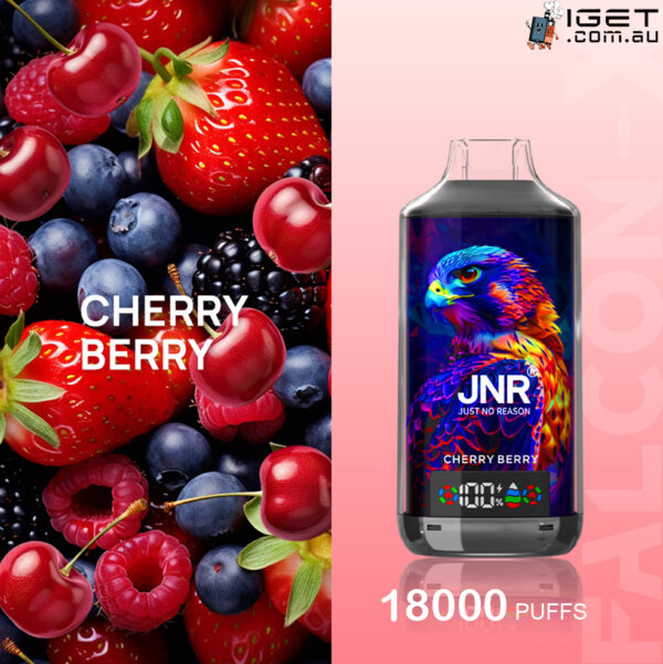 JNR FALCON -X CHERRY BERRY   – 18000 PUFFS