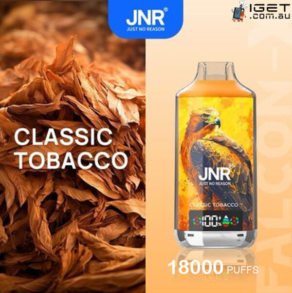 JNR FALCON -X CLASSIC TOBACCO  – 18000 PUFFS