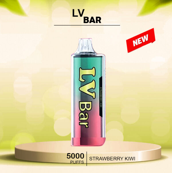 LV BAR – STRAWBERRY KIWI- 5000 PUFFS