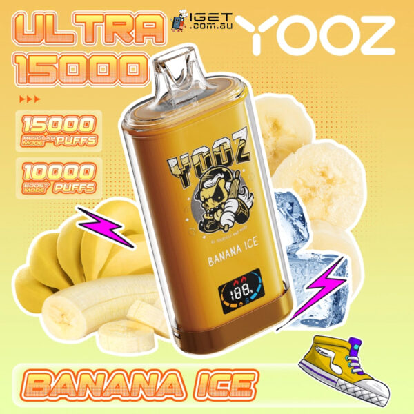 YOOZ ULTRA – BANANA ICE – 15000 PUFFS