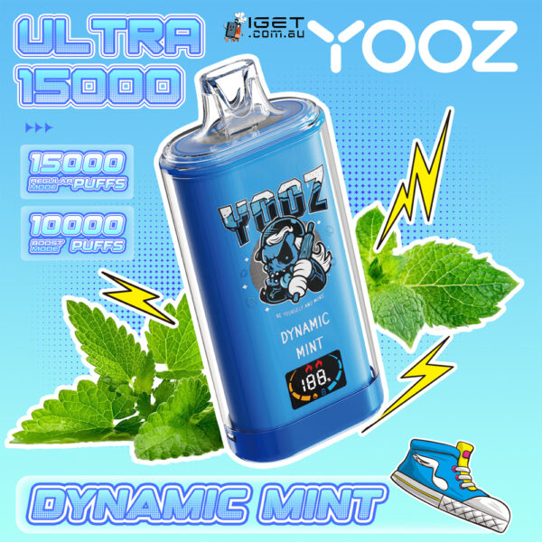 YOOZ ULTRA – DYNAMIC MINT – 15000 PUFFS