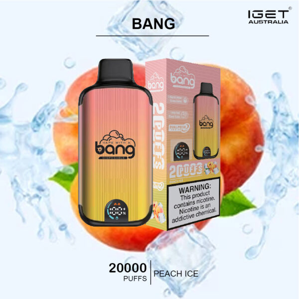 BANG – PEACH ICE – 20000 PUFFS