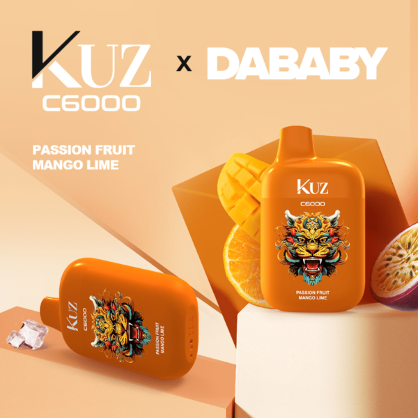 KUZ PASSIONFRUIT MANGO LIME – 6000 PUFFS